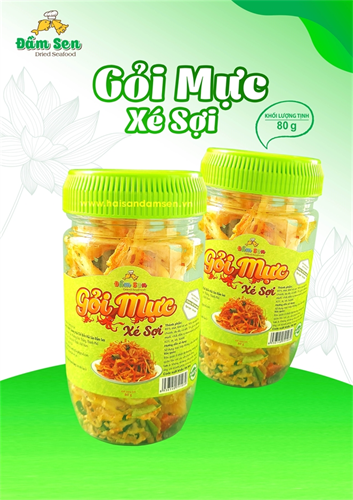 GỎI MỰC XÉ SỢI